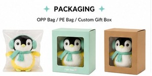 Lindo Peluche de Pingüino, Peluche Súper Suave, Regalo de Cumpleaños para Niños, Seguro para Bebés, Personalizable, Venta al Por Mayor OEM - Product Image 5