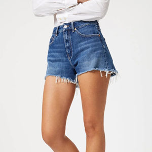 Shorts de Mezclilla Casuales para Mujer, Cintura Media, Rectos, Transpirables, Ecológicos, de Secado Rápido, Verano 2025, Servicio OEM, Alta Calidad - Product Image 3