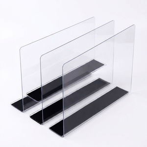 PVC <b>Shelf</b> Divider <b>Bar</b> Retail Supermarket <b>Shelf</b> Organizer Display Separator Custom Size Wholesale Supplier - Product Image 2