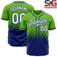 Maillot de baseball personnalisé en polyester avec impression du nom et du numéro de l'équipe, fermeture à boutons, vêtements de sport pour hommes, femmes et jeunes, uniforme de softball