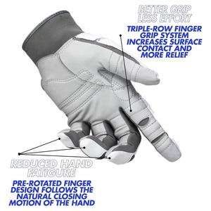 Guantes de Golf Deportivos de Cuero al por Mayor, Antideslizantes, con Logotipo Personalizado, Diseño Duradero, para Golfistas Profesionales - Product Image 3