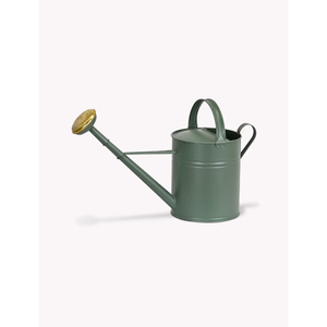 Arrosoir rond en fer galvanisé de qualité supérieure avec un design moderne et une poignée de transport pour plantes d'intérieur et d'extérieur - Product Image 2