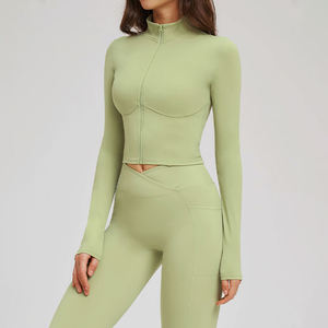 Summer Outdoor Active Casual Wear <b>Yoga</b> Sports <b>Jacket</b> Quick-drying Breathable Running Fitness <b>Jacket</b> Women - Product Image 1