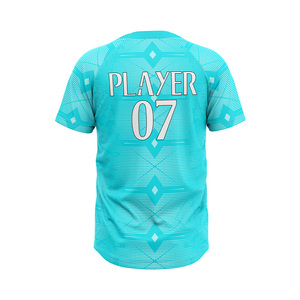 Custom Plus Size Men's Baseball Jerseys Custom Team Names/Numbers Heat Transfer Printed <b>Logo</b> Moisture Wicking 100% Polyester - Product Image 2