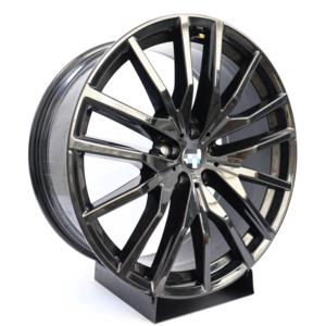 Cerchi Originali Xywheel <span class=keywords><strong>22</strong></span> Pollici Neri 36119882610/36119882611 9.5J <span class=keywords><strong>X</strong></span> <span class=keywords><strong>22</strong></span> ET37/10.5JX <span class=keywords><strong>22</strong></span> ET43 OEM per BMW 742M X5 X6 G05 G06 - Product Image 2