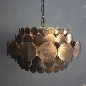 Lustre de plafond rond en fer forgé, style bohème moderne, léger, fait main, pour décoration intérieure de salon, idéal pour un anniversaire - Product Image 3