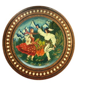 Tradebyd High Quality Customizable European Folk Art <b>Wooden</b> <b>Box</b> Hand Painted Vintage Style Decorative Storage Chest for Gift - Product Image 1