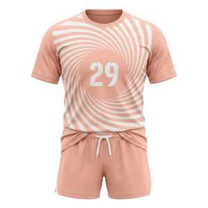 ชุดฟุตบอลมาแรงปี 2026 เสื้อเจอร์ซีย์ฟุตบอลแห้งเร็ว ระบายอากาศได้ดี ป้องกันแบคทีเรีย ชุดทีม OEM พิมพ์ลาย โพลีเอสเตอร์ 100% - Product Image 1