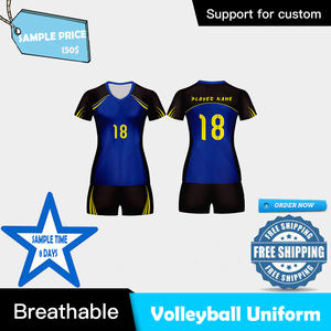 Tenues de volley-ball personnalisées à séchage rapide, imprimées par sublimation, vêtements de sport pour femmes et hommes - Product Image 4