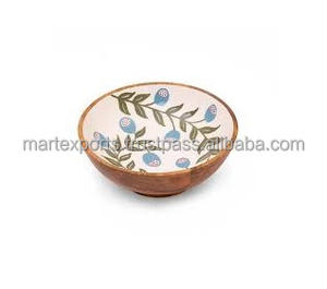 Modern Luxury Wooden <b>Bowl</b> Unique Design Elegant Stylish Multipurpose Kitchenware for Salad Fruit Serving <b>Party</b> Entertainment - Product Image 2