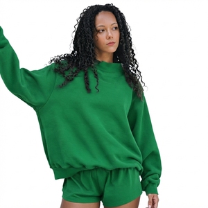Sweat-shirt à col montant surdimensionné pour femme, design personnalisé, style ample, vêtements d'hiver pour l'extérieur, best-seller - Product Image 1