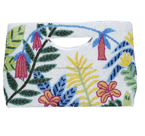 Bolsos de mano de lujo personalizados de utilidad India hechos a mano para mujer, bolsos de mensajero bohemios para mujer, bolsos de mano de noche con cuentas para mujer - Product Image 3