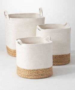 Decorative Jute <b>Storage</b> Bins – Rustic Handmade Natural Fiber <b>Storage</b> <b>Basket</b> for Home Decor and Organization - Product Image 5