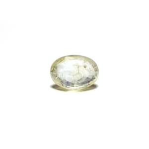 Loose 7.25 Carat Oval Cut Yellow Sapphire Gemstone for Fine Jewelry - Product Image 2