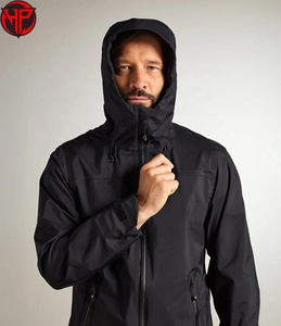Chaqueta Casual de Moda para Exteriores Unisex Sin Capucha, Impermeable, con Bolsillo Exterior con Cremallera, Transpirable - Product Image 3