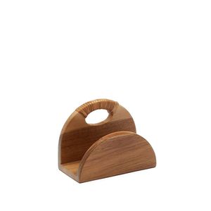 Wooden napkin <b>holder</b> elegant handcrafted dining accessory modern <b>kitchen</b> decor <b>tissue</b> organizer for hotels restaurants homes - Product Image 4