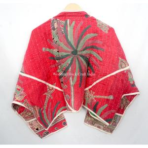 Exclusive Collection One-of-a-kind Patchwork Vintage Kantha <b>Jacket</b> Designer Boho Hippie Women <b>Jacket</b> Kantha women wear <b>jacket</b> - Product Image 6