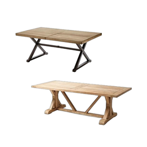 Mesa de Jardín Moderna de Madera de Teca Sólida Ecológica para Exteriores, Diseño Apilable y Extensible, Precio al por Mayor - Product Image 3