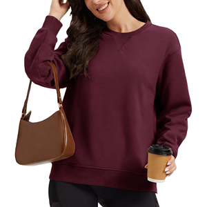 Sweat-shirt à capuche pour femme, vente en gros, séchage rapide, style streetwear décontracté, épaules tombantes, respirant, écologique - Product Image 6