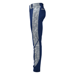 Pantalons de baseball personnalisés pour garçons, avec passepoil blanc et gris, respirants, anti-UV, séchage rapide, ensembles grande taille pour le baseball et le softball - Product Image 3