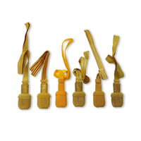 Nœud de sabre en bouillon de couleur marine personnalisée, ornement de frange pour épée, accessoire de pompon pour épée de parade, pour collection de cadeaux