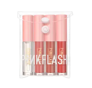 Pinkflash PF-L02 lipstik cair mengilap vendor lip gloss berkualitas tinggi