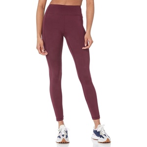 Marron Date Sans Couture Yoga Ensemble 2 Pièces Soutien-Gorge Legging Workout Suit leggings pour Femmes Formation Vêtements Activewear - Product Image 2