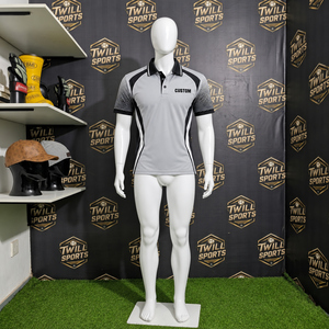 Polo de travail de sécurité pour hommes, personnalisable avec logo, manches courtes, uniforme respirant, séchage rapide, évacuation de l'humidité, professionnel - Product Image 4