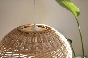 Meilleures ventes, lustre en rotin et bambou fait main, luminaire suspendu pour la décoration de la maison, restaurant, café, projets hôteliers - Product Image 3