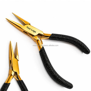 High Quality Chain Nose Pliers Jewelry Making Snipe Nose Pliers Precision <b>Needle</b> Nose Pliers for Wire Wrapping <b>Beading</b> Tool DIY - Product Image 1