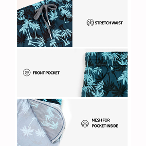 Shorts de plage pour femmes à taille haute, séchage rapide, respirants, 100% polyester, poche personnalisable, tailles adultes, vêtements de plage - Product Image 6