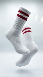 Premium <b>Polyester</b> Spandex Blend <b>Socks</b> For Men Women Breathable Soft Stretch Comfortable Athletic Casual Daily Wear Hosiery - Product Image 4