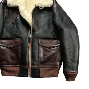 <b>Men</b> Everyday Premium Leather <b>Jacket</b> Soft Durable Comfortable Classic Full Zip Casual Fashion Outerwear - Product Image 3