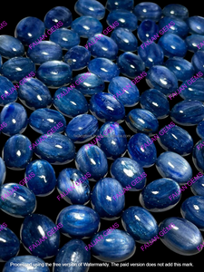 Piedras Preciosas de Cianita Azul Natural Real, Certificadas por IGI, Calidad AAA, Alto Brillo, Forma Mixta, Cabujón, Tamaño Personalizable, FAIJAN GEMS - Product Image 2
