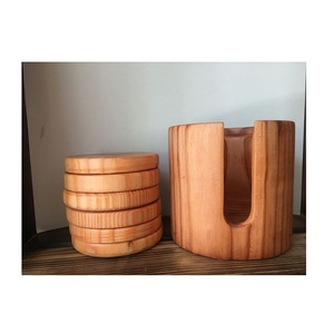Unique Wooden Coaster Set Created For Coffee Lovers Tea Enthusiasts And Hospitality Service Applications - Product Image 4