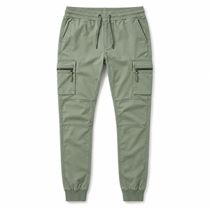 Pantalon utilitaire marron à double genouillère, passants de ceinture, coupe droite, style travail, pour charpentier, décontracté, personnalisable, vente en gros, OEM, en vrac pour hommes - Product Image 4