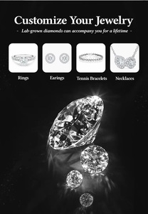 Diamantes HPHT Creados en Laboratorio de Color Blanco en Oferta, Varias Formas, Precio al por Mayor, Diamantes Cultivados en Laboratorio CVD HPHT Sueltos con Certificado IGI - Product Image 6