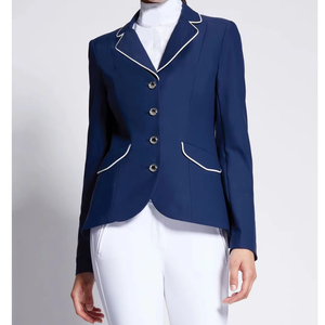 Women's Equestrian Horse Riding <b>Coat</b> Jacket <b>Long</b> Sleeve Waterproof Quick Dry Lightweight Competition Wear Customizable Color - Product Image 3