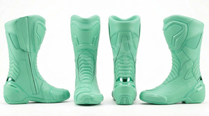 Bottes de moto de sécurité personnalisées par le fabricant, antidérapantes, respirantes, imperméables, durables, chaussures de moto de course - Product Image 2