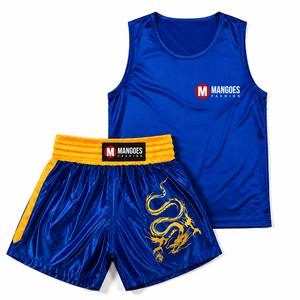 Combinaisons d'entraînement d'arts martiaux personnalisées, respirantes et écologiques, directement de l'usine, pour la boxe, le taekwondo, le sanda, unisexe, en polyester de haute qualité - Product Image 1