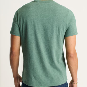 T-shirt en coton biologique à poche pour homme, manches courtes, t-shirts pour homme, t-shirt en jersey d'été, t-shirt personnalisé avec logo - Product Image 2