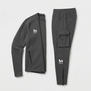 Ensemble de survêtement cargo pour homme, veste zippée et pantalon de jogging, vêtements de sport, USA Europe Maluza UrbanCargo ProX - Product Image 4