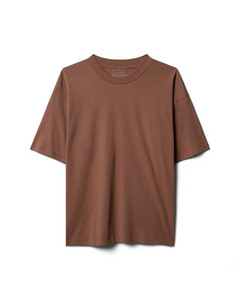 Camiseta de algodón extragrande para hombre, estilo casual premium, cuello redondo, manga corta, corte holgado, básica. - Product Image 1