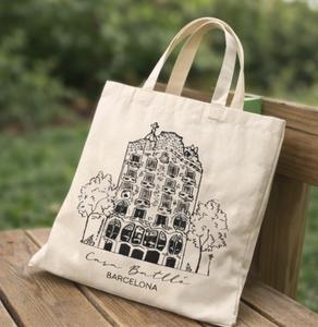 Bolsas de Algodón con Asas Largas de Diseño Único y Color Personalizado, Bolsas de Compras de Algodón Transpirables y Económicas con Logotipo Personalizado - Product Image 2