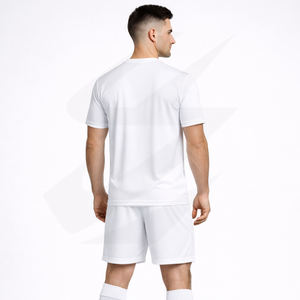 Maillot de football en gros directement de l'usine, 100 % polyester, séchage rapide, maille respirante, tenue de sport personnalisée pour équipe - Product Image 6