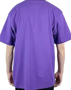 เสื้อยืดทรงบ็อกซี่แบบครอปไหล่ตก พิมพ์ลาย โลโก้และดีไซน์สั่งทำได้ สไตล์ลำลอง โอเวอร์ไซส์ ผ้าฝ้าย 100% ผลิตในปากีสถาน คุณภาพเยี่ยม - Product Image 2