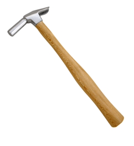 Martillo de herrador de cabeza hexagonal delgada de acero inoxidable con mango de madera, herramienta reutilizable para el calzado equino y veterinario - Product Image 5