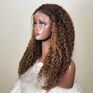 Wholesale Burmese Curly hd <b>Wig</b> 13x4 <b>Full</b> <b>Lace</b> <b>Full</b> Front <b>Wigs</b> Cuticle Aligned Natural Human Hair Burmese Curly <b>Wig</b> Pre Plucked - Product Image 3
