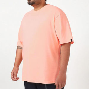 Custom <b>Logo</b> Oversized T-shirt for Men Breathable Cotton Heavyweight Streetwear Casual Oversized Tee Shirts - Product Image 5