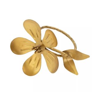 Anillos de Servilleta Artísticos Vintage de Latón con Forma de Lazo, para Hotel, Eventos, Bodas, Porta Servilletas Metálicos Hechos a Mano, Decoración Contemporánea para Mesa de Hogar - Product Image 6